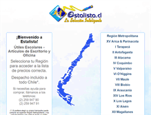 Tablet Screenshot of mayoristas.estalista.cl